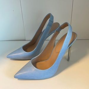 ALDO blue heels. Size 8